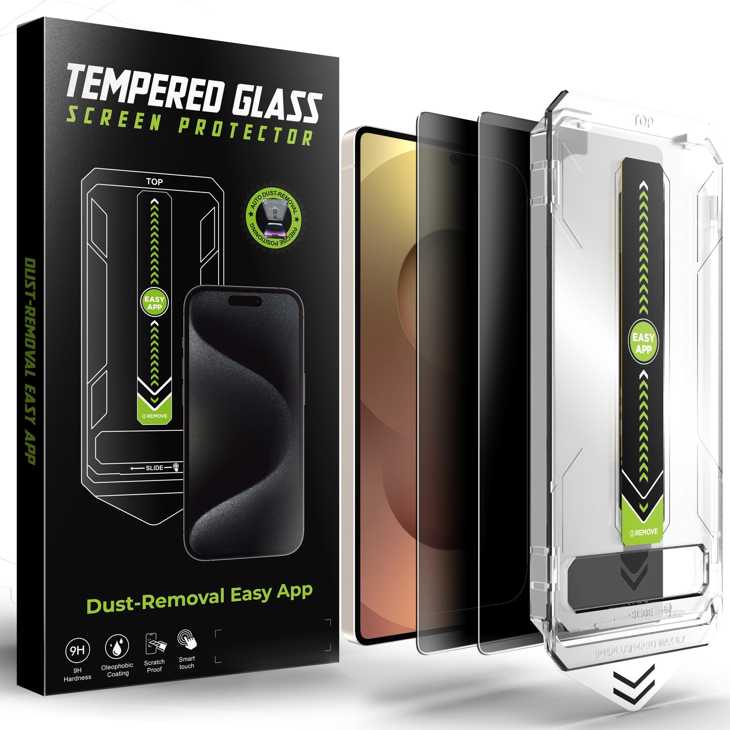 Display Panzerfolie Schutzglas für Samsung S25 S24 Ultra Plus Panzerfolie Blickschutz