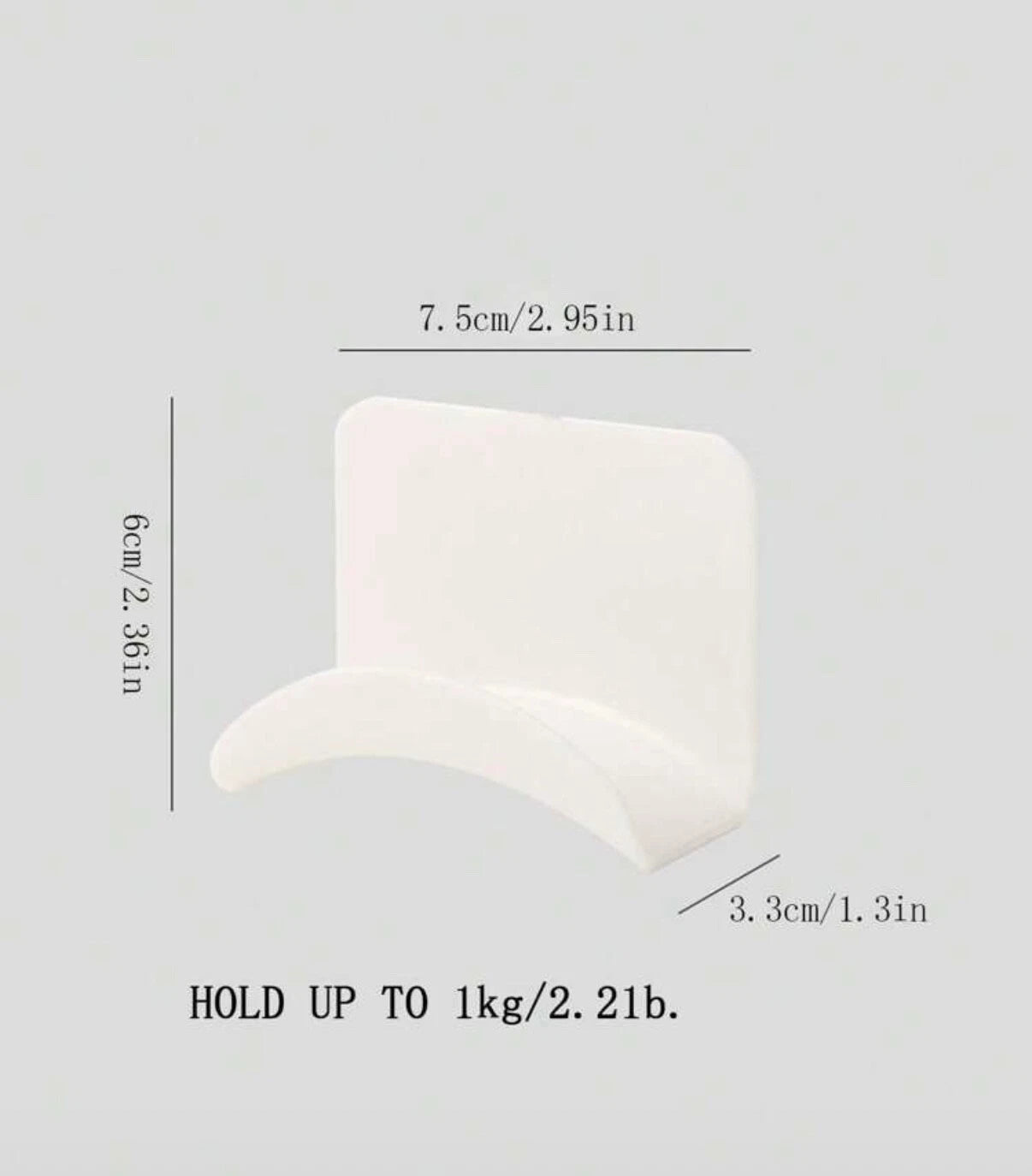 Kopfhörerhalter Wand & Tisch | Selbstklebend | Weiß oder Schwarz | Headset Wandh