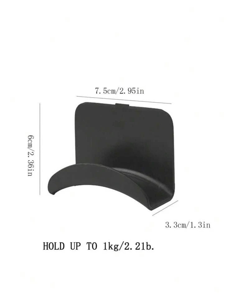 Kopfhörerhalter Wand & Tisch | Selbstklebend | Weiß oder Schwarz | Headset Wandh
