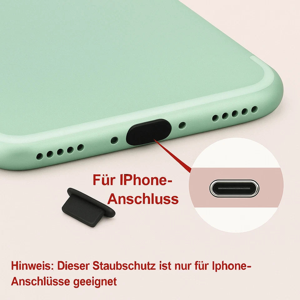Reinigungsset iPhone/USB-C mit Staubschutz, Filter, Bürste & Pinzette (41tlg.)