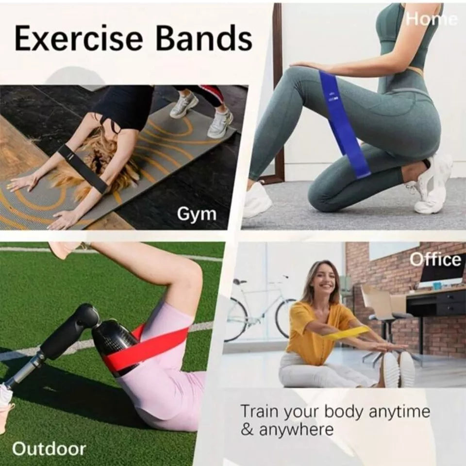 Widerstandsbänder, Fitness-Set, Gummischlaufenbänder 5er set