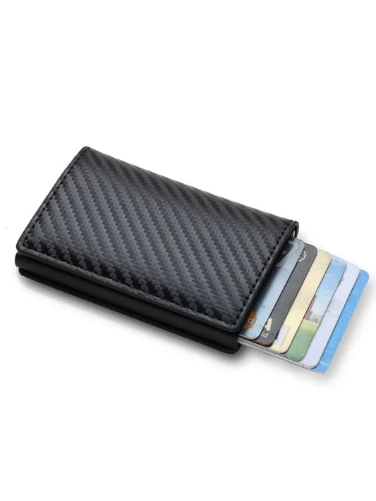 Slim Wallet RFID Schutz Mini Geldbörse Kartenetui Herren Portemonnaie kompakt