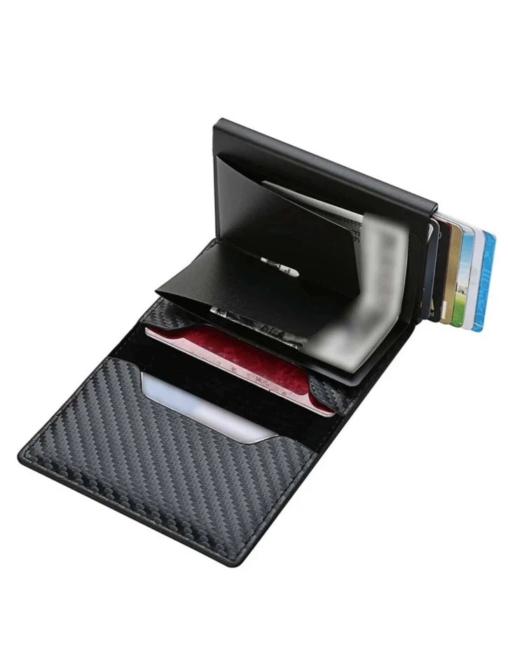 Slim Wallet RFID Schutz Mini Geldbörse Kartenetui Herren Portemonnaie kompakt