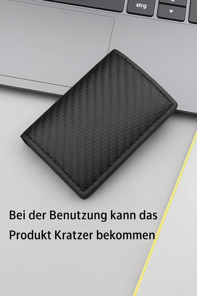 Slim Wallet RFID Schutz Mini Geldbörse Kartenetui Herren Portemonnaie kompakt