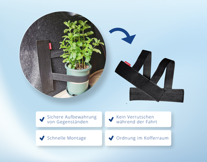 Elastische feste Gurte für den Kofferraum, für Feuerlöscher, zur Aufbewahrung