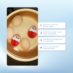 Eieruhr zum Mitkochen mit Farbwechsel – Lustiger Eggtimer in Eierform