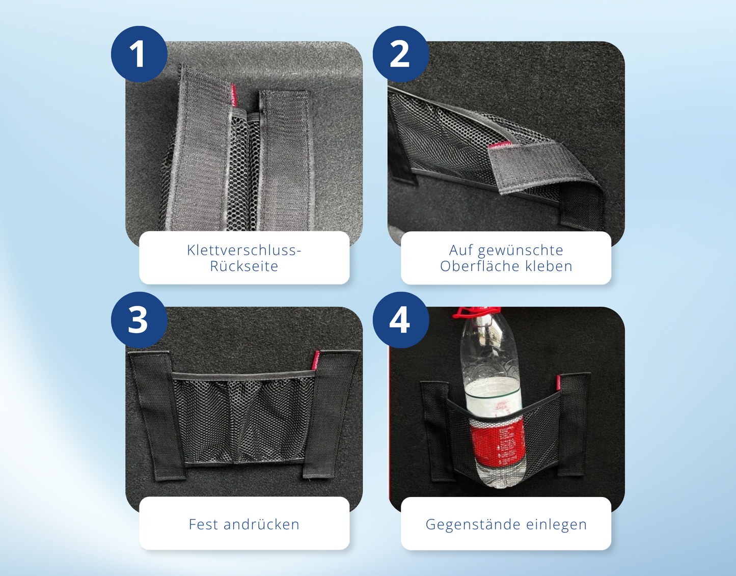 Elastische feste Gurte für den Kofferraum, für Feuerlöscher, zur Aufbewahrung