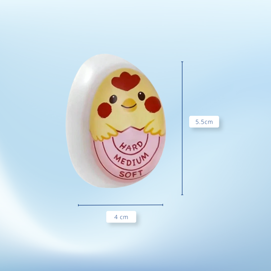 Eieruhr zum Mitkochen mit Farbwechsel – Lustiger Eggtimer in Eierform