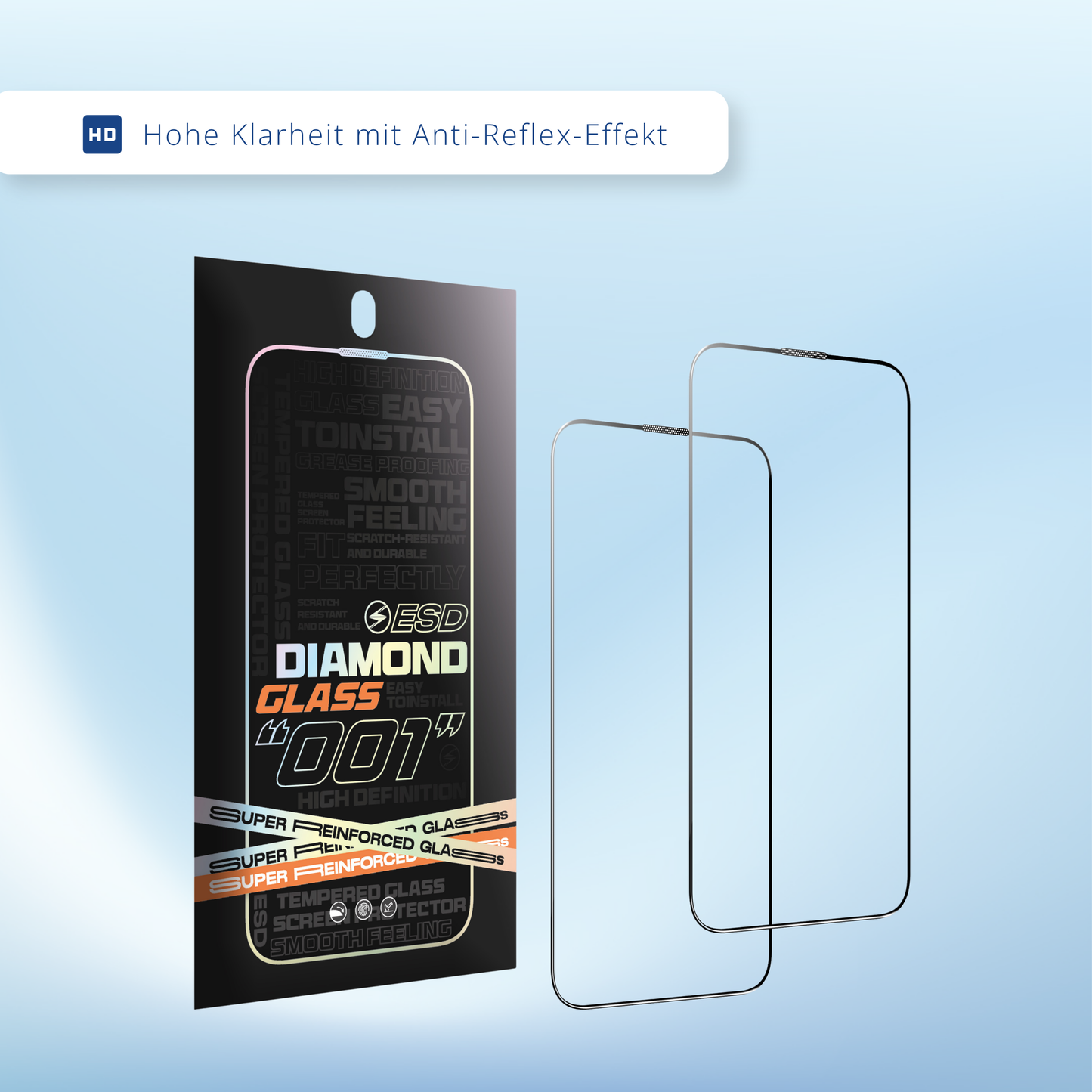 2x Display Panzerfolie Schutzglas Für iPhone 12 13 14 15 16 17 Pro Max - Pivacy