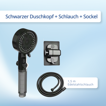 Multifunktion Duschkopf mit Filter 10 Strahlarten Massagefunktion Wasserstopp