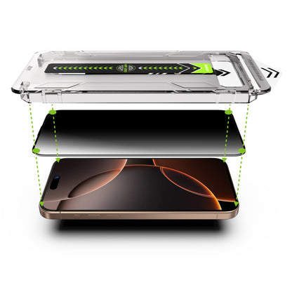 Display Panzerfolie Schutzglas für iPhone 12 13 14 15 16 17 Pro Max Blickschutz