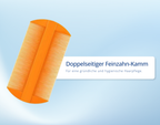 Läusekamm Nissenkamm Haarkamm Feinzahn Kamm Doppelseitig Schuppen 12,5 cm