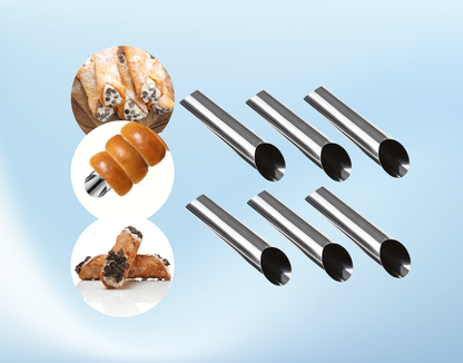 5 Stück Edelstahl Kuchen Cannoli  Kegel Rohre Brot Hause Backform Werkzeuge