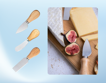 Buttermesser mit Holzgriff – Aufstrichmesser für Butter, Marmelade & Käsecreme