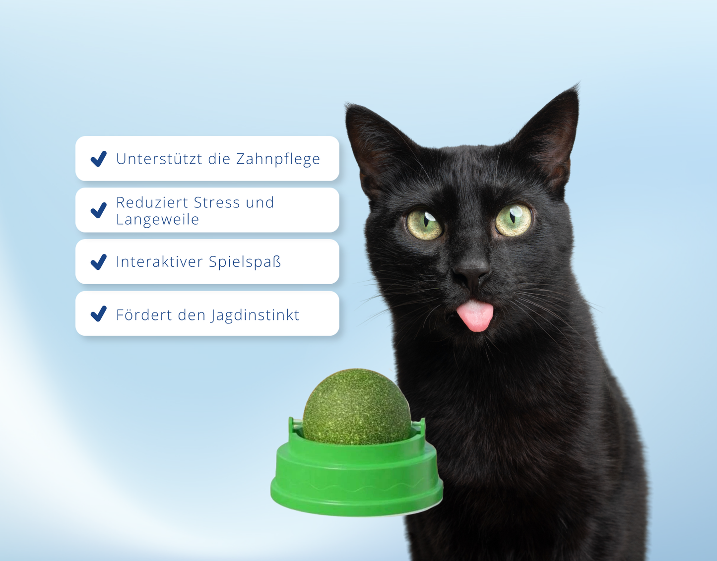 Katzen Leck Kugel Ball Katzenminze Leckenball Spielzeug Katze Gesundheit