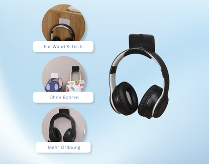 Headset-Halter Wandhalterung – Selbstklebend, Ohne Bohren