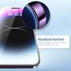 2× Display Panzerfolie Schutzglas für iPhone 12–17 Pro Max – Blickschutz