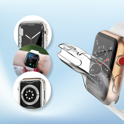 Silikon Hülle für Apple Watch Series 1-9 Se 38-49mm Schutzhülle | 360-Grad Cover