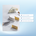 Käsemesser Set 4/6-tlg Edelstahl mit Holzgriff – Käsebesteck für Hart- & Weichkäse