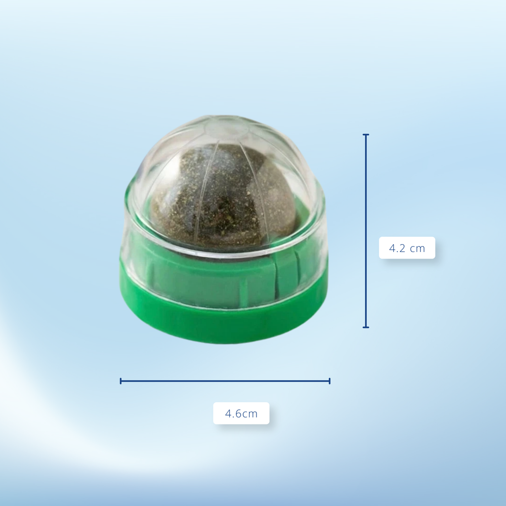 Katzenminze Ball für Katzen – selbstklebender Catnip Leckball Spielzeug