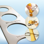 Spaghetti Portionierer Edelstahl – Nudelmaß für Pasta & Spaghetti für 1–4 Personen