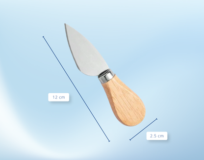 Buttermesser mit Holzgriff – Aufstrichmesser für Butter, Marmelade & Käsecreme