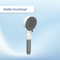 Multifunktion Duschkopf mit Filter Wasserstopp Massage Handbrause