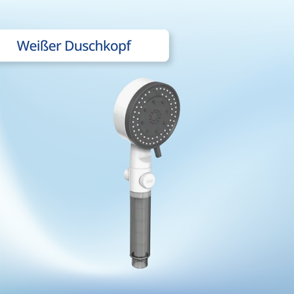 Multifunktion Duschkopf mit Filter 10 Strahlarten Massagefunktion Wasserstopp