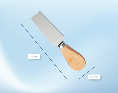 Buttermesser mit Holzgriff – Aufstrichmesser für Butter, Marmelade & Käsecreme