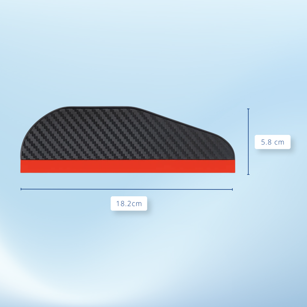 Auto Seitenspiegel Regenschutz 2er-Set – Universal Außenspiegel Sonnenblende Carbon-Look