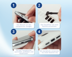 Reinigungsset iPhone/USB-C mit Staubschutz, Filter, Bürste & Pinzette (41tlg.)