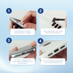 Reinigungsset iPhone/USB-C mit Staubschutz, Filter, Bürste & Pinzette (41tlg.)