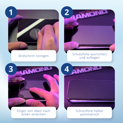 2x Display Panzerfolie Schutzglas Für iPhone 12 13 14 15 16 17 Pro Max - Pivacy