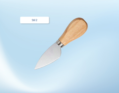 Buttermesser mit Holzgriff – Aufstrichmesser für Butter, Marmelade & Käsecreme