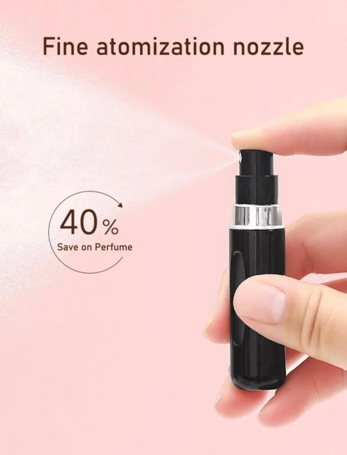 5ml Tragbar Mini Parfüm Zerstäuber nachfüllbar für Reisen