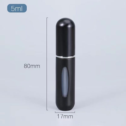 5ml Tragbar Mini Parfüm Zerstäuber nachfüllbar für Reisen