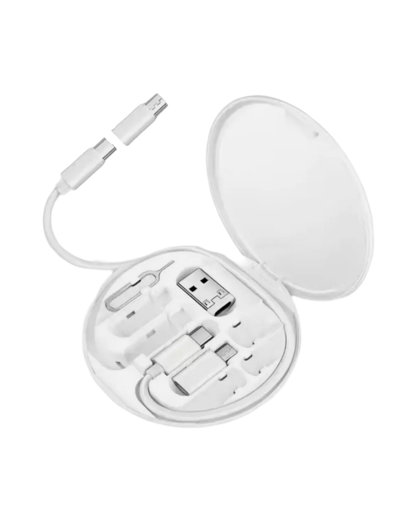 9-in-1-Kabel-Ladegerät-Hülle, Multi-Ladekabel-Hülle, Konverter, USB- Kabel