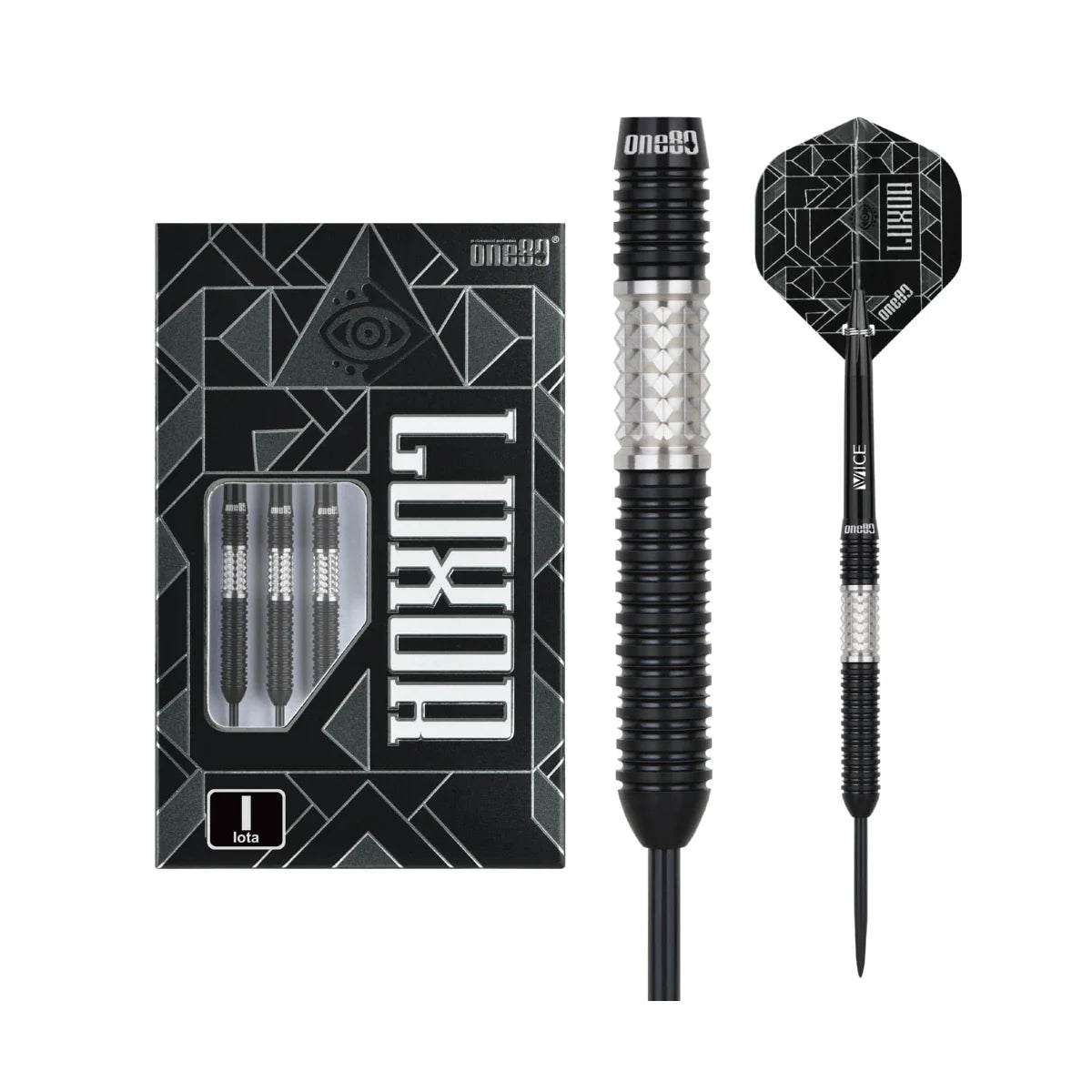 ONE80 Luxor II Steeldarts 90% Tungsten – Theta Iota Eta Dartpfeile