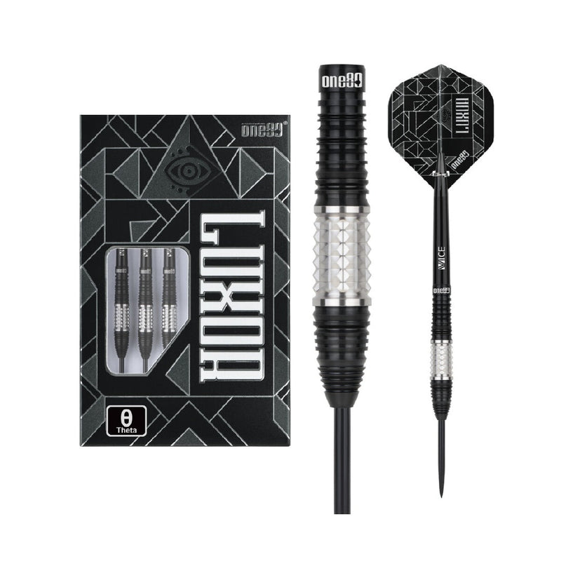 ONE80 Luxor II Steeldarts 90% Tungsten – Theta Iota Eta Dartpfeile