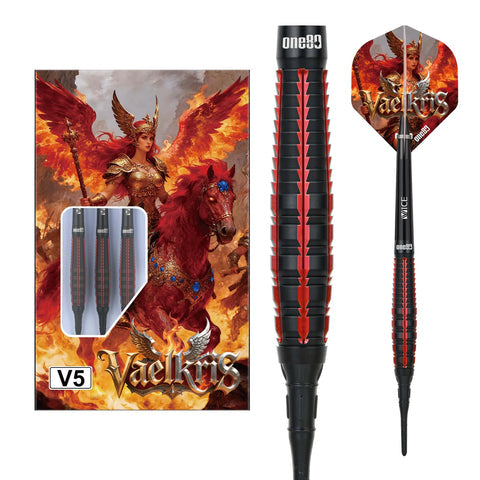 ONE80 Vaelkris Steeldarts 90% Tungsten – V05 23g / V06 22g Dartpfeile