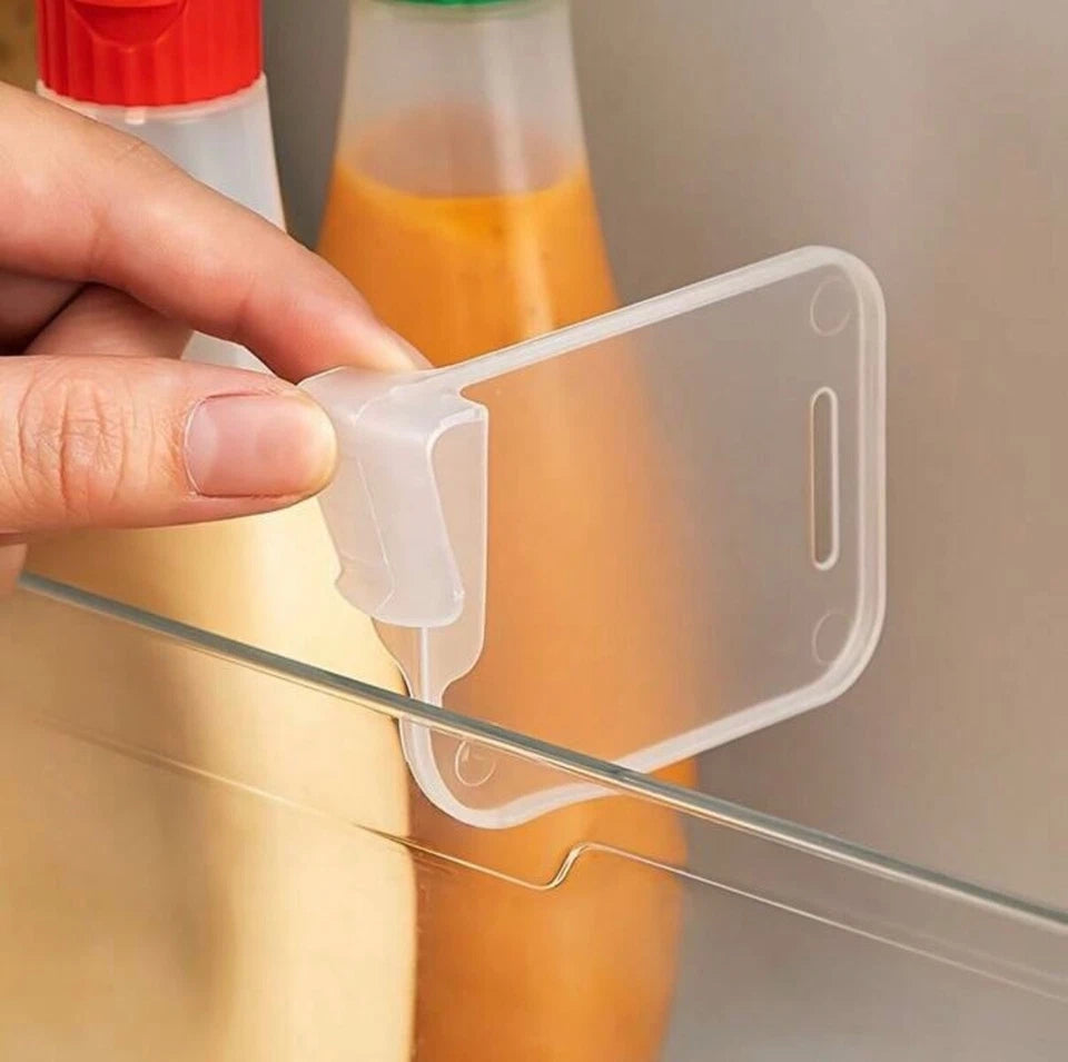 5er Set Kühlschrank Trenner Organizer – Verstellbare Fächer für Kühlschranktür