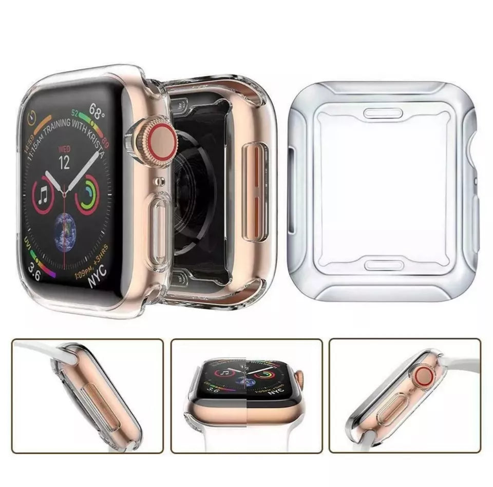 Silikon Hülle für Apple Watch Series 1-9 Se 38-49mm Schutzhülle | 360-Grad Cover