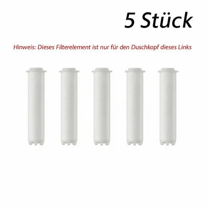 Multifunktion Duschkopf mit Filter 10 Strahlarten Massagefunktion Wasserstopp