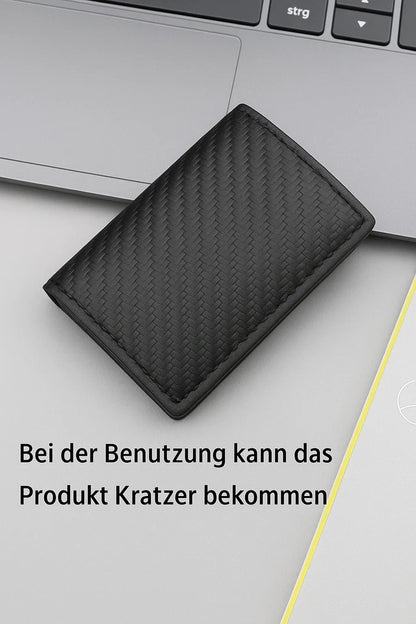 Slim Wallet RFID Schutz Mini Geldbörse Kartenetui Herren Portemonnaie kompakt